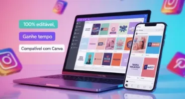 Kit Perfil Profissional Mais de 700 Posts Canva