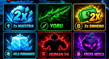 Conta blox fruit com game passes, yoru entra outros