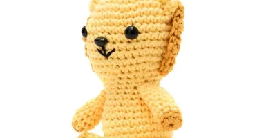 Mini Leão em Amigurumi