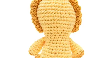 Mini Leão em Amigurumi