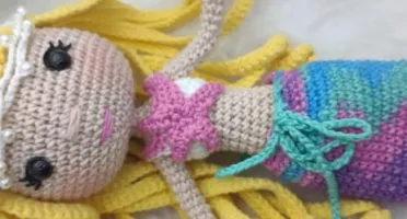 Sereia em Amigurumi