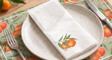 Guardanapo de Papel Tangerina (12 unidades)