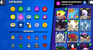 70K Troféus | 65 Brawlers Nível 11 🔥 +20 Passes (2 Pro Pass