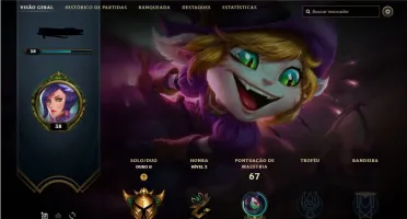 Conta LOL ouro 2