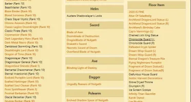 Conta AQW Lvl 100, VHL,LR,NSOD Varias classes e varios itens