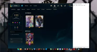 Conta lol platina 4, todos champs, mt skin Katarina!
