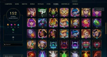 V> CONTA NO LOL ,1246 SKINS PAX TF , 180 CHROMAS , SKINS TFT