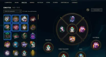 V> CONTA NO LOL ,1246 SKINS PAX TF , 180 CHROMAS , SKINS TFT