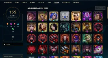 V> CONTA NO LOL ,1246 SKINS PAX TF , 180 CHROMAS , SKINS TFT