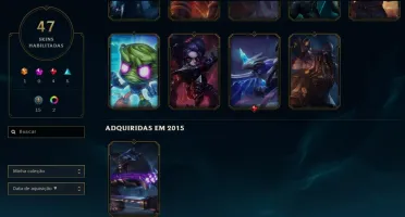 Conta de lol platina 3