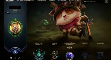 Conta de lol platina 3