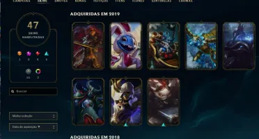 Conta de lol platina 3