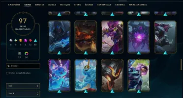 Platina 2 com 130 Champs e 92 Skins ( ADC / MID / TOP )