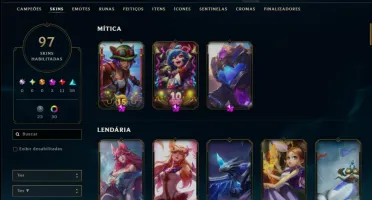 Platina 2 com 130 Champs e 92 Skins ( ADC / MID / TOP )