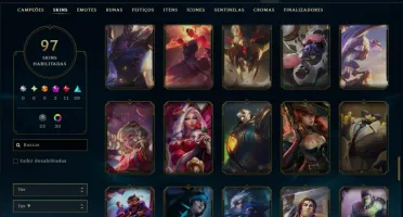 Platina 2 com 130 Champs e 92 Skins ( ADC / MID / TOP )