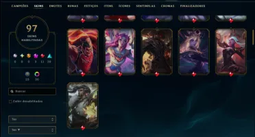Platina 2 com 130 Champs e 92 Skins ( ADC / MID / TOP )