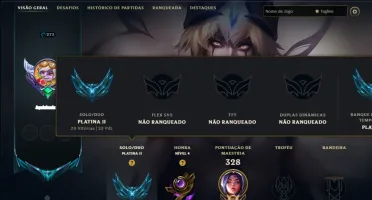 Platina 2 com 130 Champs e 92 Skins ( ADC / MID / TOP )