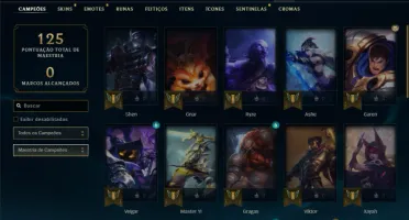 Bronze 4 com 35 Champs e 6 Skins