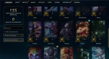 Bronze 4 com 35 Champs e 6 Skins
