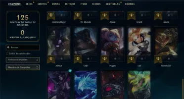 Bronze 4 com 35 Champs e 6 Skins