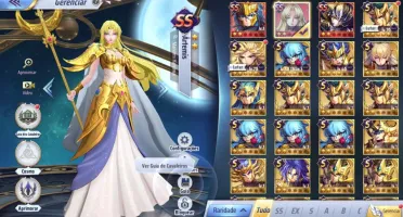 SAINT SEIYA AWAKENING - COM GEMAS AVANÇADAS E LIVROS
