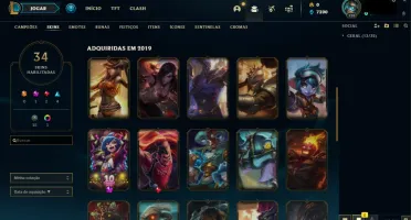 CONTA UNRANKED LVL 120 / 35 SKINS