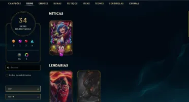 CONTA UNRANKED LVL 120 / 35 SKINS