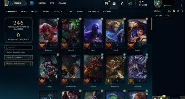 CONTA UNRANKED LVL 120 / 35 SKINS