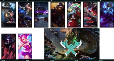 Prata 2 Champios 53 Skins 9 Com 4 Pagina de Runa 40%Desconto