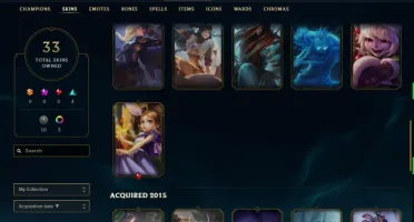 Conta Unranked - 100 campeões - 33 skins ( Preço Bom )