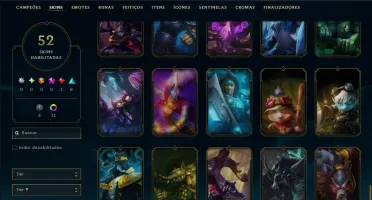 Platina 2 com 85 Champs e 52 Skins