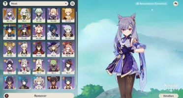 Genshin AR28 Nahida + Scaramouche + Keqing + Mona