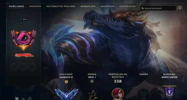 Conta LOL d4 80 skins