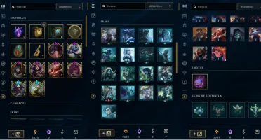 Conta LOL d4 80 skins