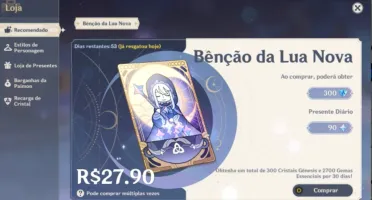 Genshin impact R$750 reais gastos 13 5* e 6 arma 5* PROMOÇÃO