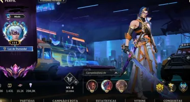 Conta com 67 skins e coleção HEARTHSTEEL.