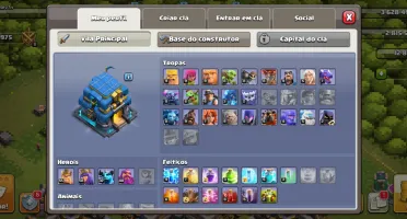 Conta clash of clans, brawl stars e clash royale