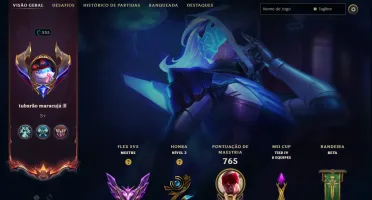 Conta League of Legends lvl 551