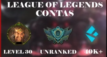 |CONTAS UNRANKED NÍVEL 30 (SMURF)|