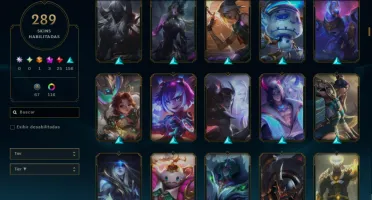 Conta Lol Level 918 100% Segura 289 Skins