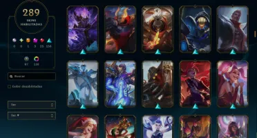 Conta Lol Level 918 100% Segura 289 Skins