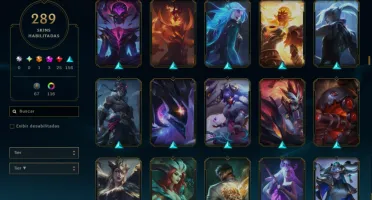 Conta Lol Level 918 100% Segura 289 Skins