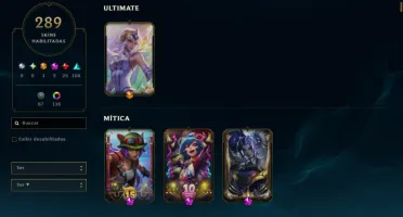 Conta Lol Level 918 100% Segura 289 Skins