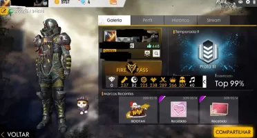 Conta gemada Free Fire melhor custo benefício
