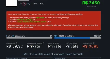 Conta Steam Premium 2.0
