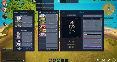 Conta server 2Blitzgreymon, Omegamon, Cresgarurumon, Rosemon