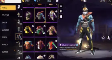 Conta Free Fire Gemada