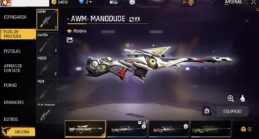 Conta Free Fire Gemada