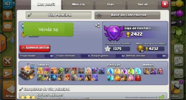 Clash of clans cv 11 bom e barato