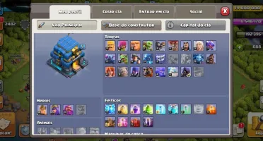 Conta De Clash Of Clans Cv12